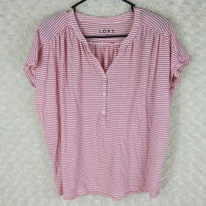 Loft by Ann Taylor strpied shirt sleeve less